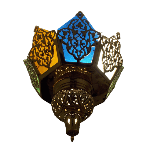 Moroccan Lantern crown-shaped